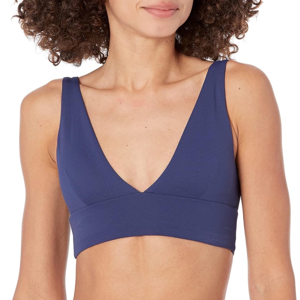 MAAJI INDIGO BLUE Paradisus Reversible Long Triangle Bikini Top